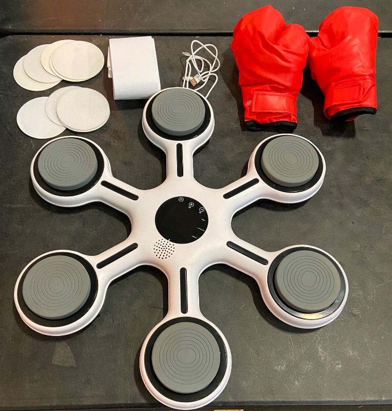 Photo 1 of 2024 New Music Boxing Machine with Boxing Gloves for Adults and Children?Wall-Mounted Exercise Equipment for Home Exercise New Fitness