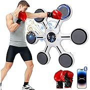 Photo 1 of 2024 New Music Boxing Machine with Boxing Gloves for Adults and Children?Wall-Mounted Exercise Equipment for Home Exercise New Fitness