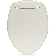 Photo 1 of Brondell L60-RB LumaWarm Heated Toilet Seat with Night Light, Three Temperature Settings, Gentle Close Lid, Easy Installation, Built-in Controls, Round, Biscuit