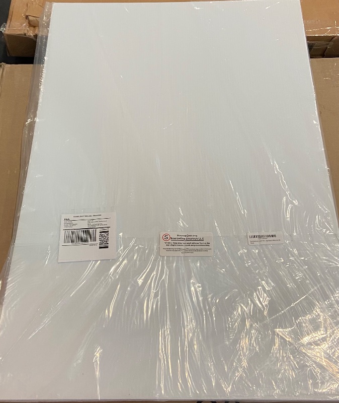 Photo 2 of Sourceone.org 5 Pack Corrugated Plastic Sign Boards White 24 x 36