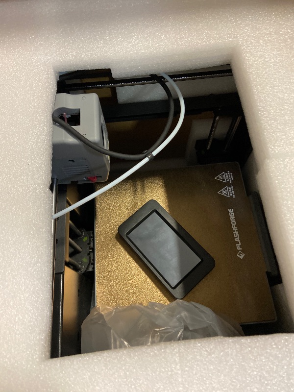 Photo 1 of FLASHFORGE Adventurer 5M 3D Printer with Fully Auto Leveling, Max 600mm/s High Speed Printing, 280°C Direct Extruder with 3S Detachable Nozzle, Core XY All Metal Structure, Print Size 220x220x220mm
