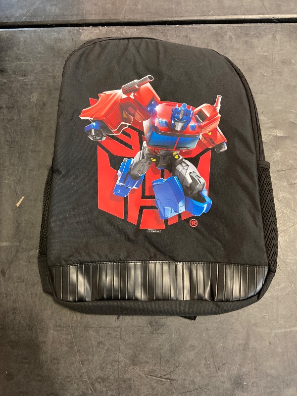 Photo 2 of Transformers Optimus Prime Backpack Black