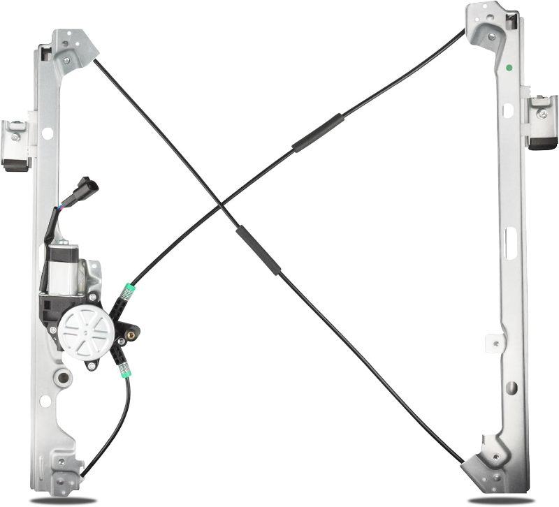 Photo 1 of Front Driver Side Power Window Regulator w/Motor Replacement for 1999 2000 2001 2002 2003 2004 2005 2006 2007 Silverado Tahoe Avalanche Suburban, GMC Sierra Yukon XL, Escalade ESV EXT, Left, 741-644
