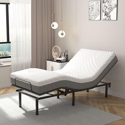 Photo 1 of Compatible with Twin XL Bed 8 Inch Mattress Gel Memory Foam Convoluted Foam for Adjustable Bed Size : 38” x 80” x 8”
