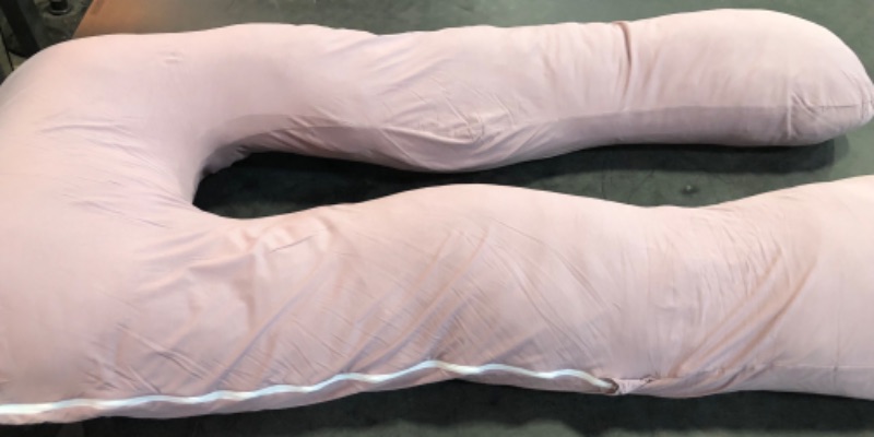 Photo 2 of QUEEN ROSE Cooling Pregnancy Pillows, U Shaped Full Body Maternity Pillow for Pregnant Support, Rayon Derived from Bamboo, Buttery Soft, Super Breathable for Hot Sleeper, Purple