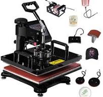 Photo 1 of Costway 6 in 1 Heat Press Machine Digital Transfer Sublimation T-Shirt