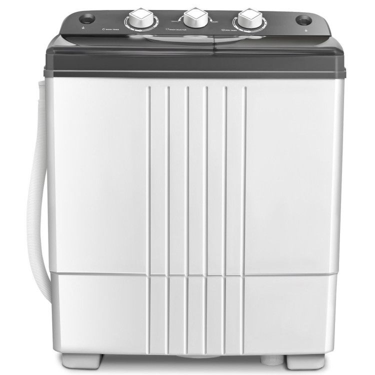 Photo 1 of 20 lbs Portable Semi-Automatic Twin-tub Washing Machine