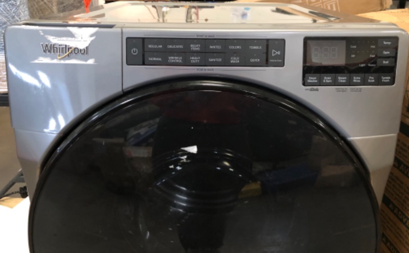 Photo 3 of Whirlpool - 4.5 Cu Ft. Front Load Washer with Quick Wash Cycle 