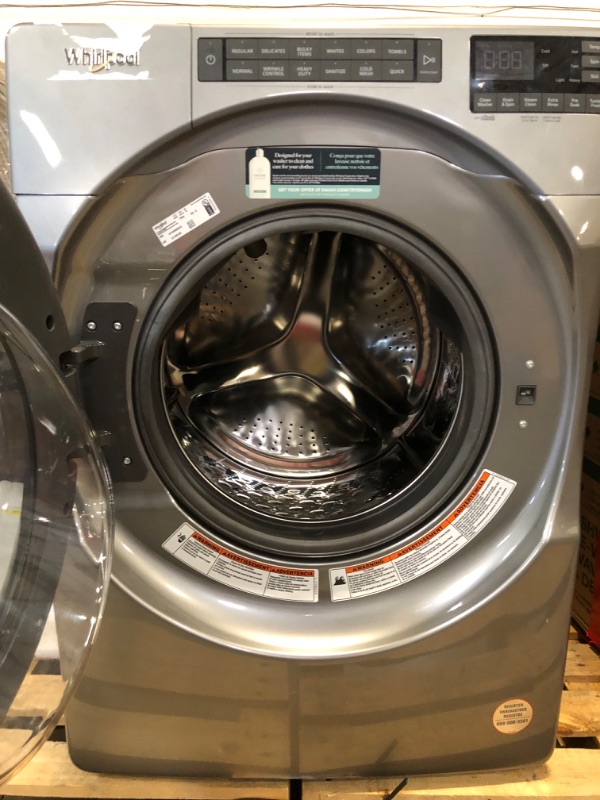 Photo 4 of Whirlpool - 4.5 Cu Ft. Front Load Washer with Quick Wash Cycle 