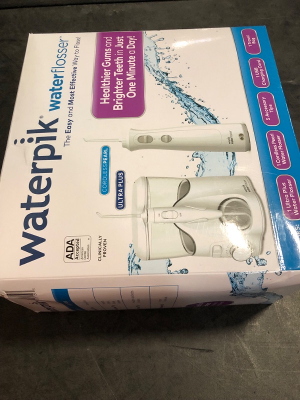 Photo 3 of Waterpik Ultra Plus and Cordless Pearl Water Flosser Combo Pack