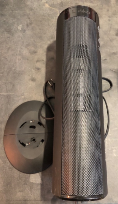Photo 1 of Lasko -  22" Ceramic Tower Space Heater with Timer and Remote, CT22495, Black