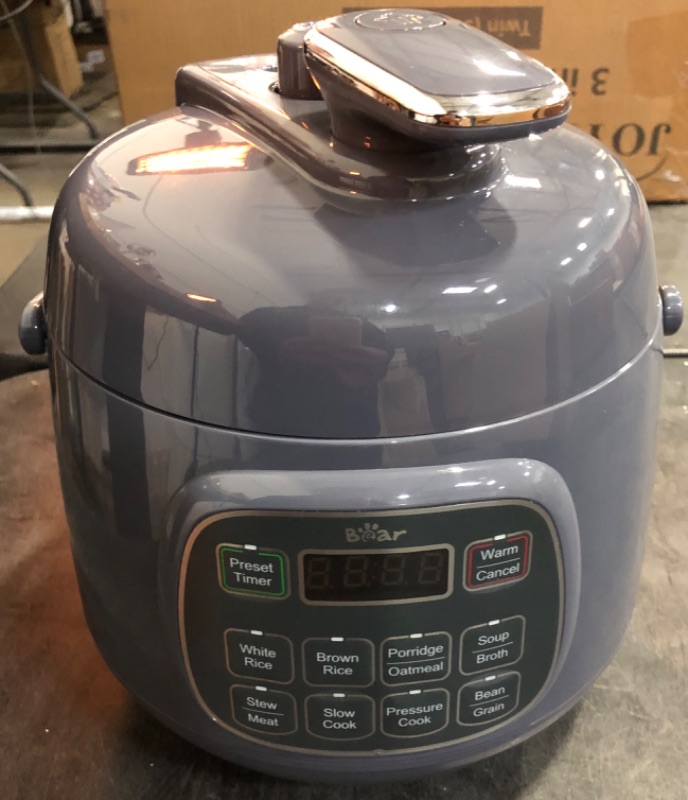 Bear Rice Cooker 3 Cups (Uncooked), Fast Electric Pressure Cooker ...