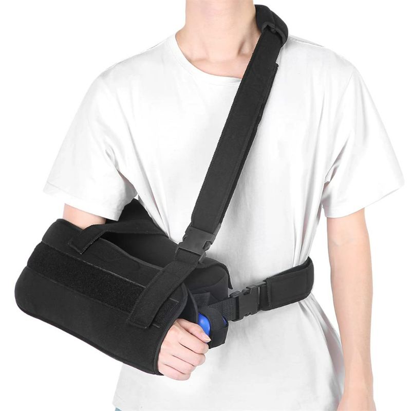 Photo 1 of ZAJ Removable Shoulder Abduction Sling Support Strap for Arm Injury Postoperative Restore Shoulder Immobilizer Brace