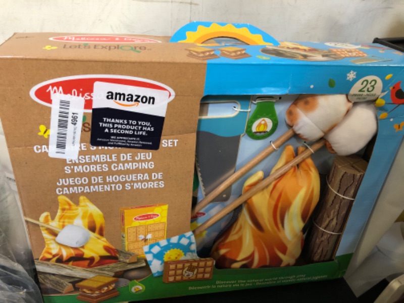 Photo 2 of Melissa & Doug Let's Explore Campfire S'Mores Play Set Play Campfire Sets For Kids Ages 3+