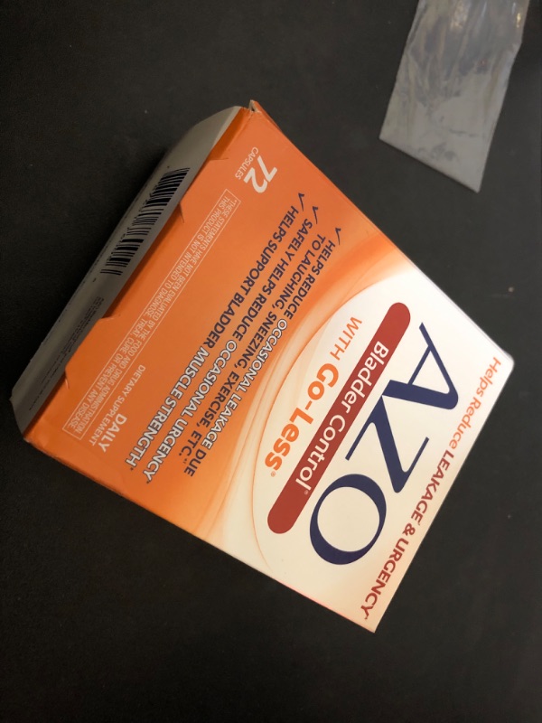 Photo 2 of exp date 04/2026---AZO Bladder Control with Go-Less Daily Supplement | Helps Reduce Occasional Urgency, leakage due to laughing, sneezing and exercise††† | 72 Capsules