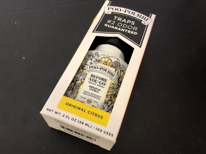 Photo 2 of Poo-Pourri 2oz. Original Citrus Before-You-Go Toilet Spray
