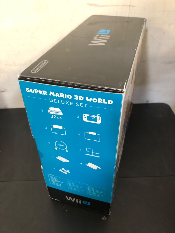 Photo 4 of Nintendo Wii U Deluxe Set: Super Mario 3D World and Nintendo Land Bundle - Black 32 GB (Renewed)