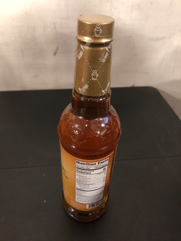 Photo 2 of exp date 11/2024-----Jordan's Skinny Syrups Salted Caramel, Sugar Free Flavoring Syrup, 25.4 Ounce Bottle