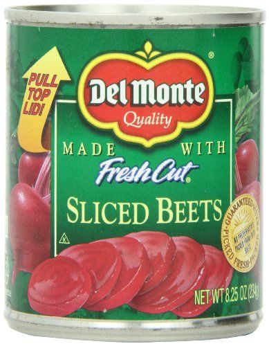 Photo 1 of Del Monte Sliced Beets, 8.25 Ounce (Pack of 12)   exp date 12/2024
