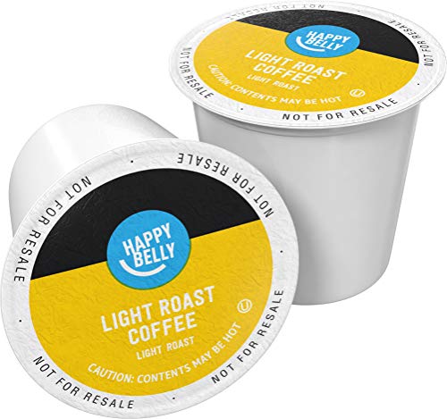 Photo 1 of exp date 12/2025--Amazon Brand - Happy Belly Light Roast Coffee Pods, Morning Light, Compatible with Keurig 2.0 K-Cup Brewers, 100 Count
