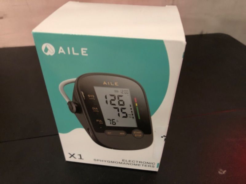 Photo 2 of Blood Pressure Monitor for Home Use: AILE Blood Pressure Machine with Blood Pressure Cuff 8.7"-16.5" Adjustable Upper arm BP Monitor Automatic Digital high Blood Pressure Cuff 198 Memory Easy to use