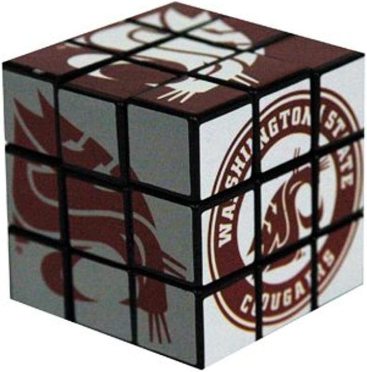 Photo 1 of Game Day Outfitters NCAA Washington State Cougars Puzzle Cube Toy, One Size, Multicolor
