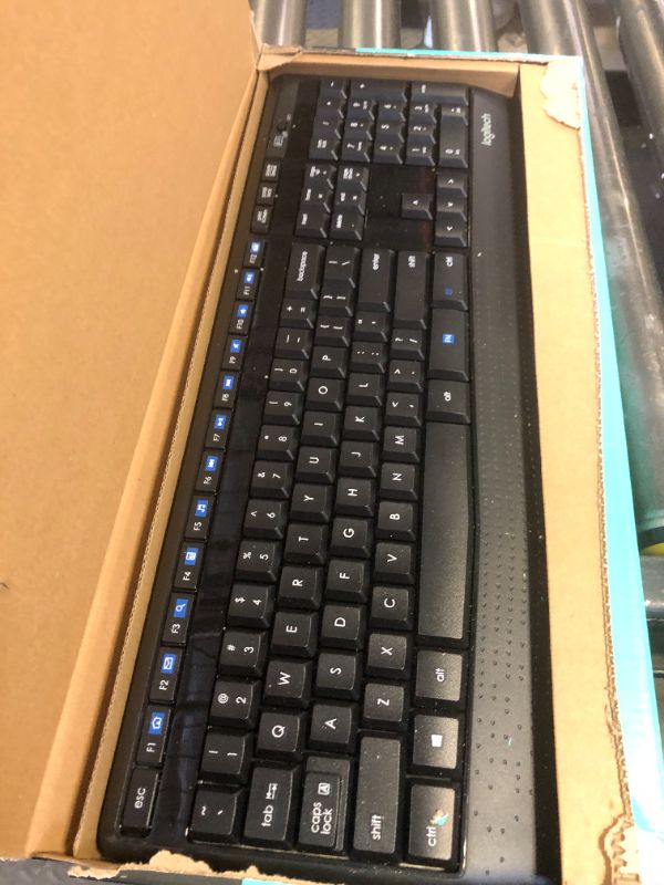 Photo 1 of Logitech K345 Wireless Keyboard - Full-Sized Keyboard with Palm Rest