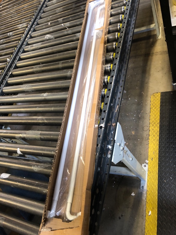 Photo 1 of Double Curtain Rods Matte White,Room Darkening Curtain Rod for 48-84 Inches,Adjustable 3/4 Inches Front and 5/8 Inches Back Quality Metal Window Curtain Rod,Wrap Around Design