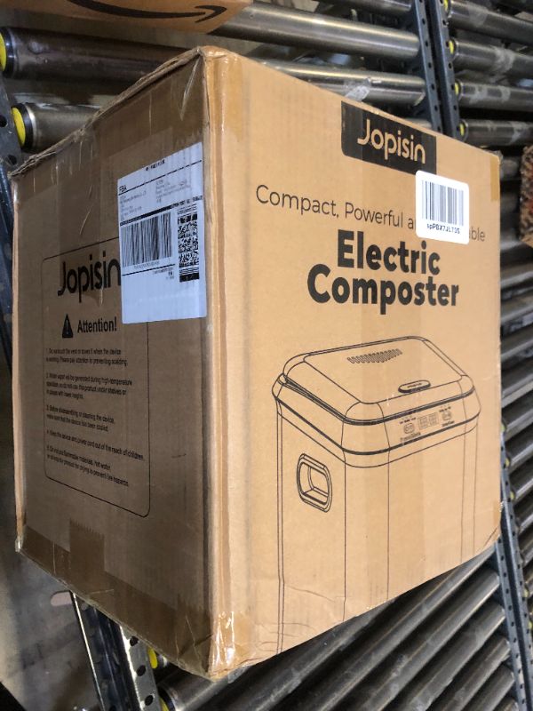 Photo 1 of Electric Kitchen Composter for Indoor: 2.5L Large Capacity Odorless Smart Compost Bin with Detachable Carbon Filter, Updated Grinding Blade Turn Waste into Pre-Compost for Plants More Effectively