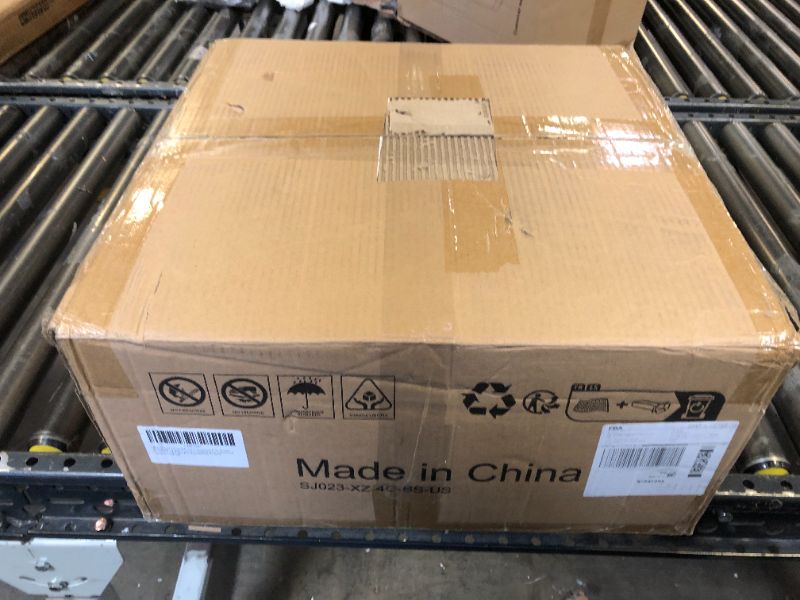 Photo 1 of KASLANDI Solid Wood Rotating Bookshelf with Brake Wheels, 360°Display 4 Tier Floor Stackable Spinning Bookshelf Tower for Kids & Adults, Revolving Bookcase for Small Space, Corner (White)