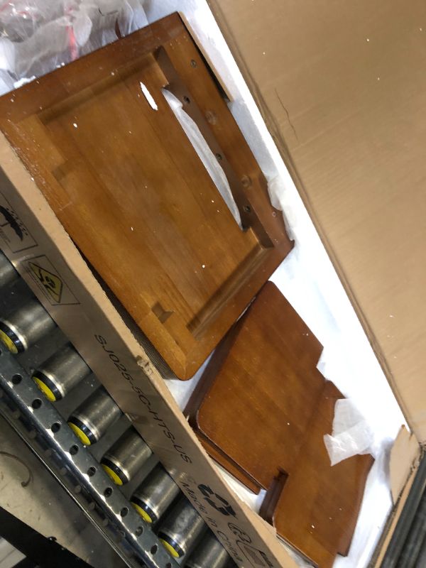 Photo 1 of Narrow Bookshelf,Ladder Bookshelf,5 Shelf Bookcase, Mid Century Modern Bookshelf with Freestanding Display Shelves,Anti-tip Device and Thickened Base,Wood Bookshelf for Living room, Office, etc,Walnut