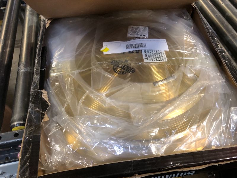 Photo 2 of Rhythm Bytes Cymbal Pack | 7-pcs Cymbals for Drums | New Sultans Series Drum Cymbal Set Includes 14" Hi-Hats, 16" Fast Crash Cymbal, 18" Crash Cymbal, 20" Ride Cymbal, 10" Splash, 18" China Cymbal