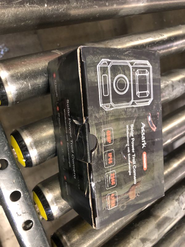 Photo 1 of Assark Solar Trail Camera 48MP 30FPS, WiFi Bluetooth Game Camera with Motion Activated 0.2s Trigger, Night Vision Motion Activated IP66 Waterproof for Wildlife Scouting with 32GB Micro SD Card