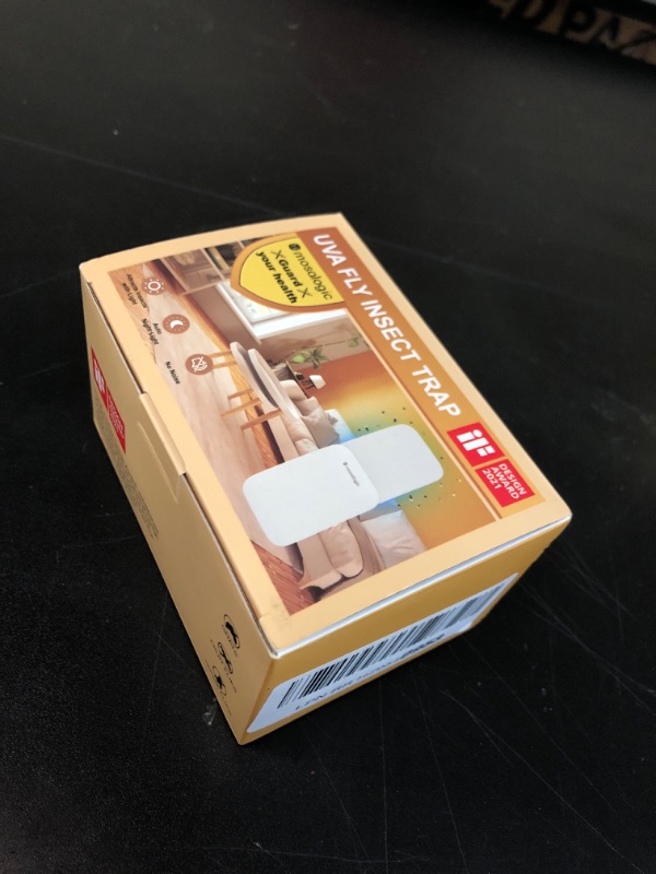 Photo 1 of Mosalogic Fly Insect Trap Plug-in Mosquito Killer Indoor Gnat Moth Catcher Fly Tapper with Night Light UV Attractant Catcher for Home Office White-2pack