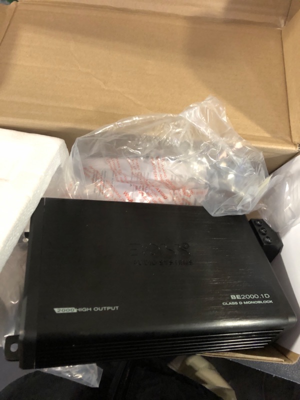Photo 1 of BOSS Audio Systems Elite BE2000.1D Class D Car Amplifier - 2000 High Output, 1 Ohm Stable, Digital, Monoblock, Mosfet Power Supply, Great for Subwoofers