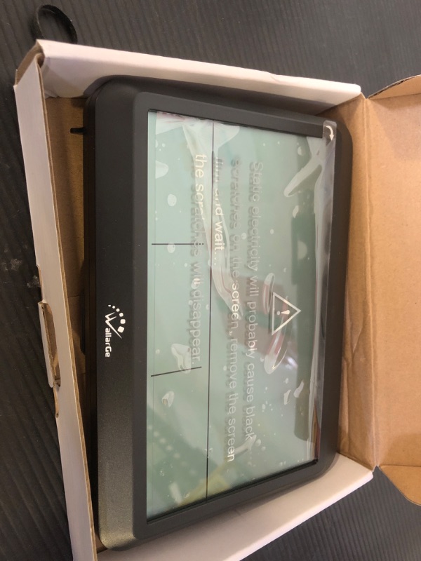 Photo 1 of WallarGe Atomic Clock Battery Operated - Large Display Digital Alarm Clock with Seconds and Indoor Temeperature, 4 Time Zones, DST