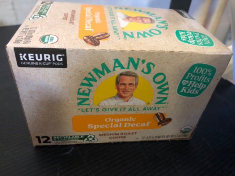 Photo 1 of 12PODS EXP DATE 03/2025-----Newman's Own Organic Special Blend Decaf K-cup for Keurig Brewers, 12-PODS Count Boxes  