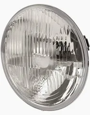 Photo 1 of HELLA 1F8 148 114-011 Halogen-Insert, headlight - Luminator - 12V - round - mounting/Fitting - Lens Colour: Crystal clear - Plug: Male - left/right - Quantity: 1