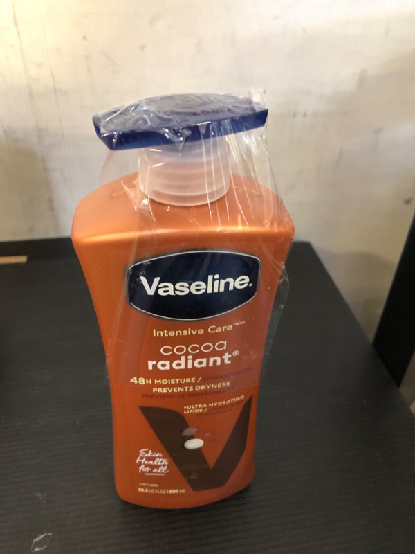 Photo 2 of Vaseline Intensive Care Cocoa Radiant Moisture Body Lotion Cocoa & Shea