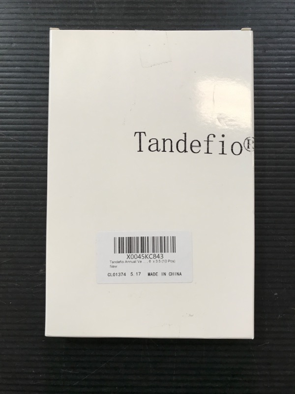 Photo 1 of Tandefio 10 Pcs Annual Vehicle Inspection Label Exterior Label Exterior Annual Inspection Label for Vehicle Aluminum, Permanent Self Adhesive, 6" x 3.5"