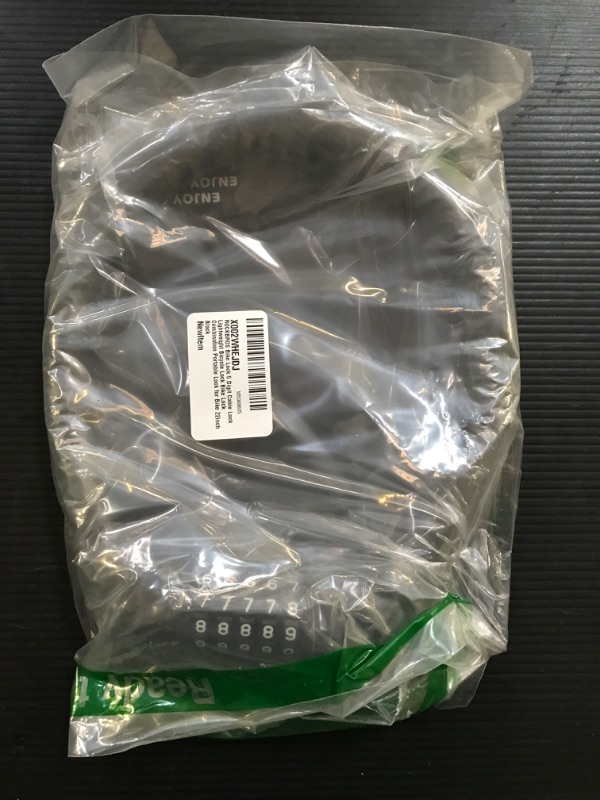 Photo 1 of ROCKBROS Bike Lock 5 Digit Cable Lock Lightweight Bicycle Lock Bike Lock Combination Portable Lock for Bike 22inch Black