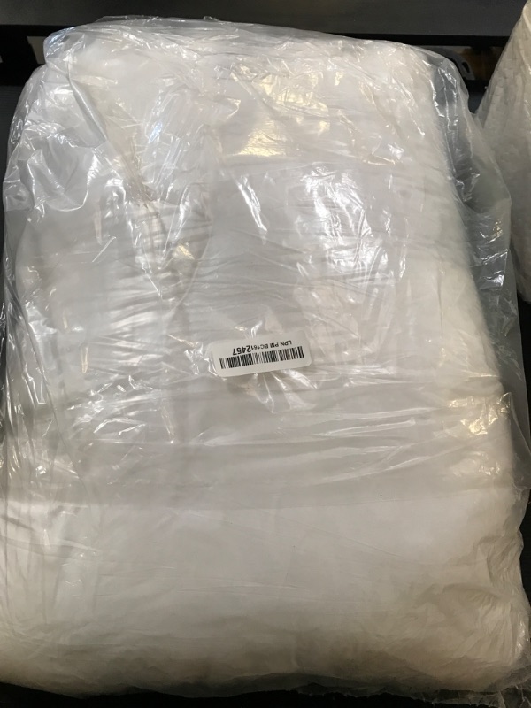 View 2 of Amazon Basics Down Alternative Bed Pillow, Medium Density for Back and Side Sleepers, Standard, 26 x 20 Inch - Pack of 1, White Standard (Pack of 1) Medium