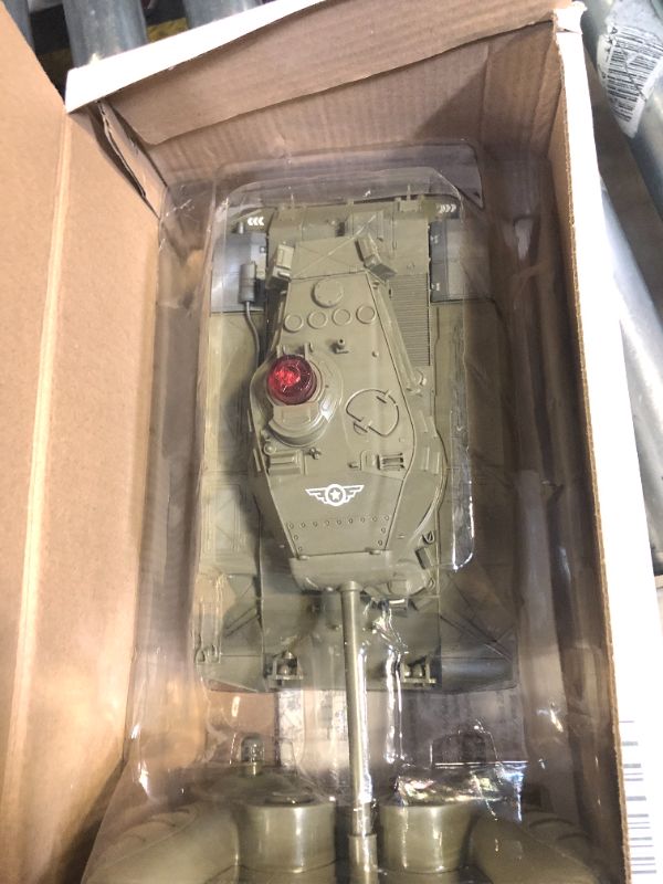 Photo 2 of Remote Control Tank for Kids, M41A3 American Army Battle Tank, Programmable RC Tanks with Lights & Realistic Sounds, RC Military All Terrain Off-Road Vehicles, Great Gift Tank Toy for Boys