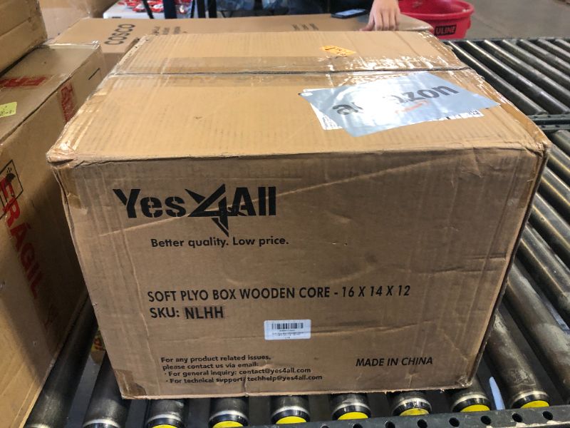 Photo 3 of Yes4All 3 in 1 Soft Plyo Box Wooden Core, Foam Plyometric Box for Exercise, Plyometric Training, Available in 4 Sizes