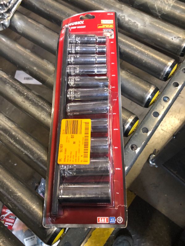 Photo 2 of 1/2 in. Drive SAE Deep Socket Set (11-Piece)