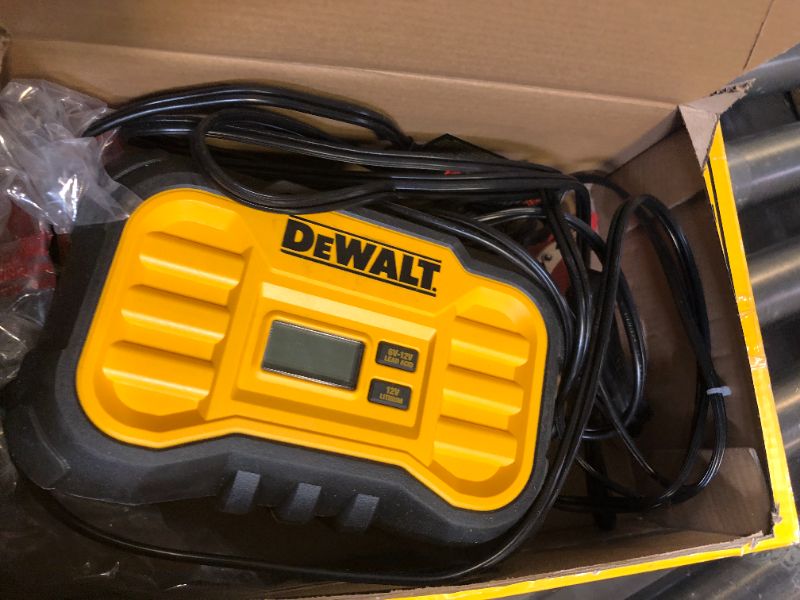 Photo 2 of DeWalt DXAEC10 Professional 10 Amp Battery Charger, Battery Maintainer, Battery Trickle Charger