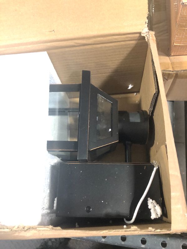 Photo 1 of Porch Lights with GFCI Outlet, Dusk to Dawn Outdoor Lights with Outlet, 3 Lighting Modes Exterior Light Fixture Waterproof, Outside Lights for House Front Door Patio Garage 1 Pack Black (With Outlet)