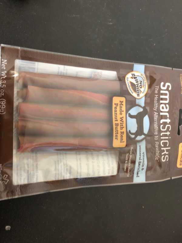 Photo 2 of SmartBones SmartSticks Peanut Butter Chews Dog Treats---exp date11/2024