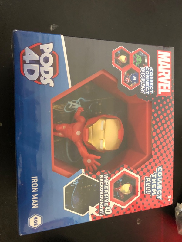 Photo 2 of WOW! PODS 4D Marvel - Captain America & Iron Man (2 pack) - Unique Connectable & Collectable Action Figure Toy, Wall/Shelf Display, Easter Basket Stuffers, Marvel Toy Figures, Marvel Toys & Kids Gifts