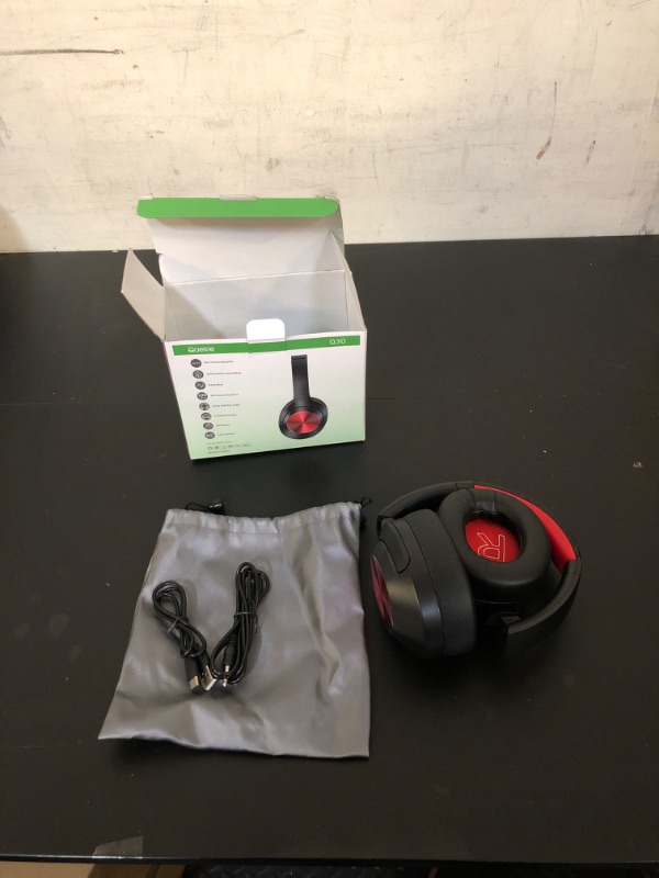 Photo 2 of Qaekie  Active Noise Cancelling Headphones - 2024 Upgraded Wireless Over Ear Bluetooth Headphones,100H Playtime,Hi-Res Audio,Deep Bass Noise Cancelling,Comfortable Ear Cup for Travel/Home/Office